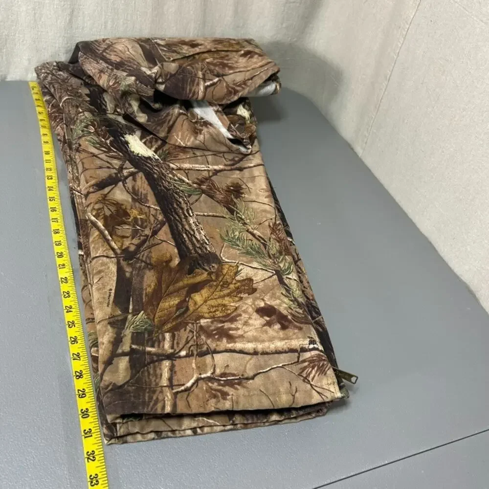 Carhartt Adult Dungarees RealTree Camo Overall Bibbs 50 x 32 Lined Double‎ Knee